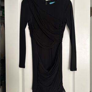 Alice + Olivia Goddess Dress in Black
